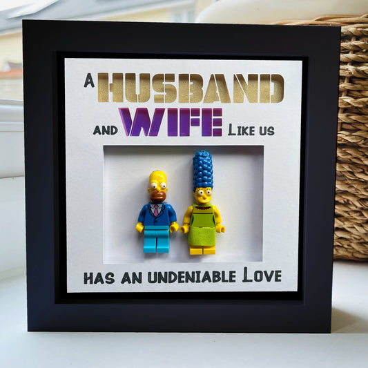 Husband and wife like us Character Frame - Simpsons