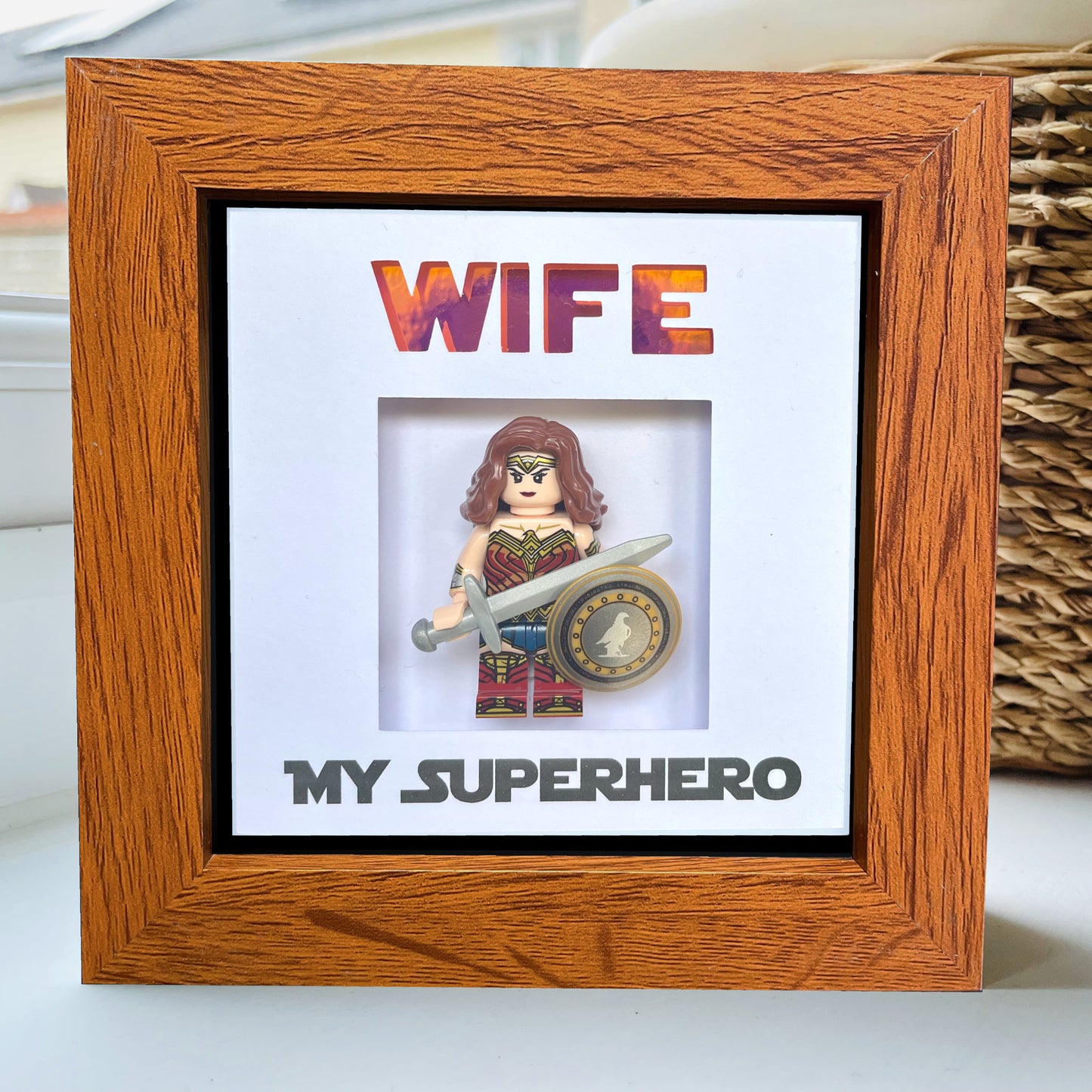 Mum/ Wife Superhero Character Miniature