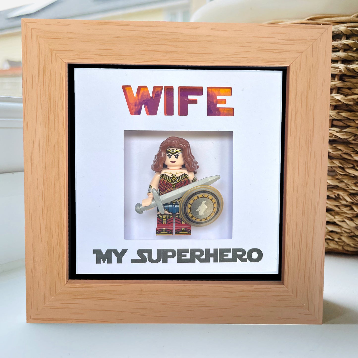 Mum/ Wife Superhero Character Miniature