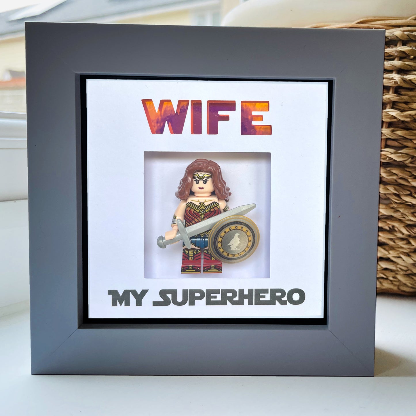 Mum/ Wife Superhero Character Miniature