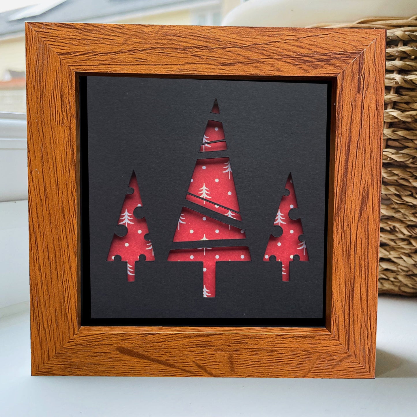 Christmas Tree 10 4 x 4” Box Frame