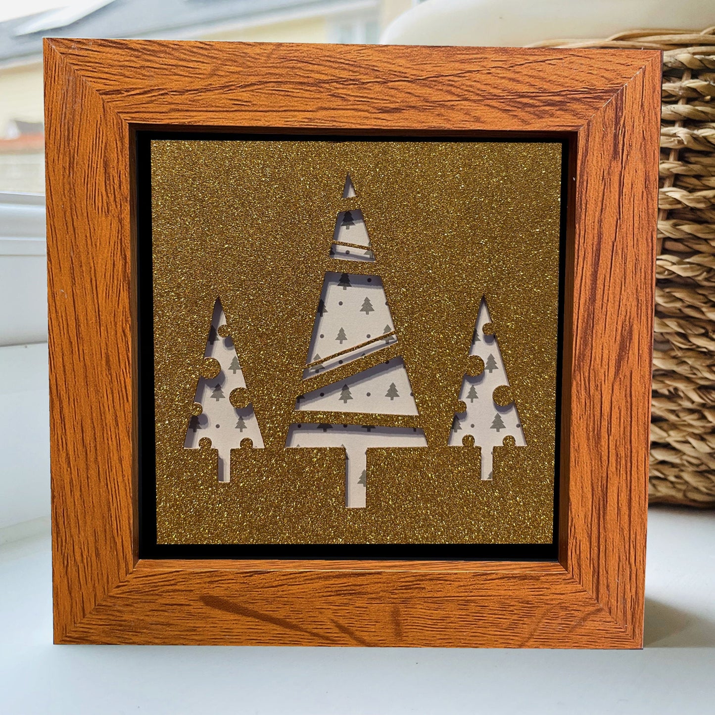 Christmas Tree 3 4 x 4” Box Frame