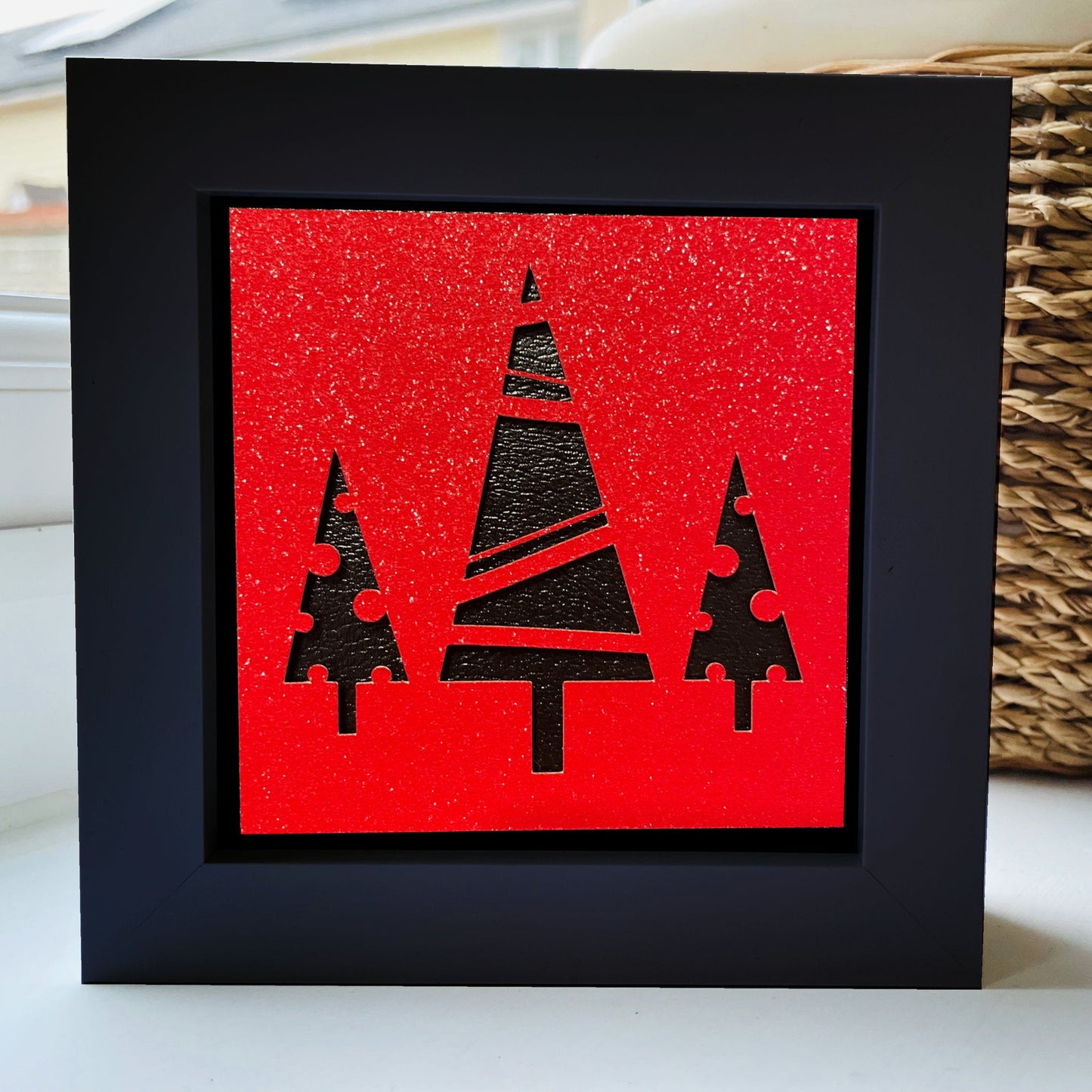 Christmas Tree 5 4 x 4” Box Frame