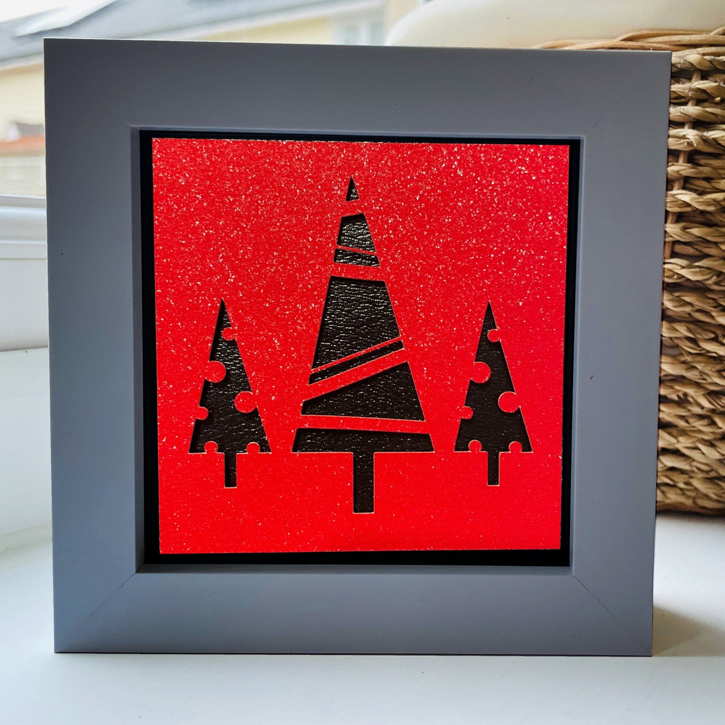 Christmas Tree 5 4 x 4” Box Frame