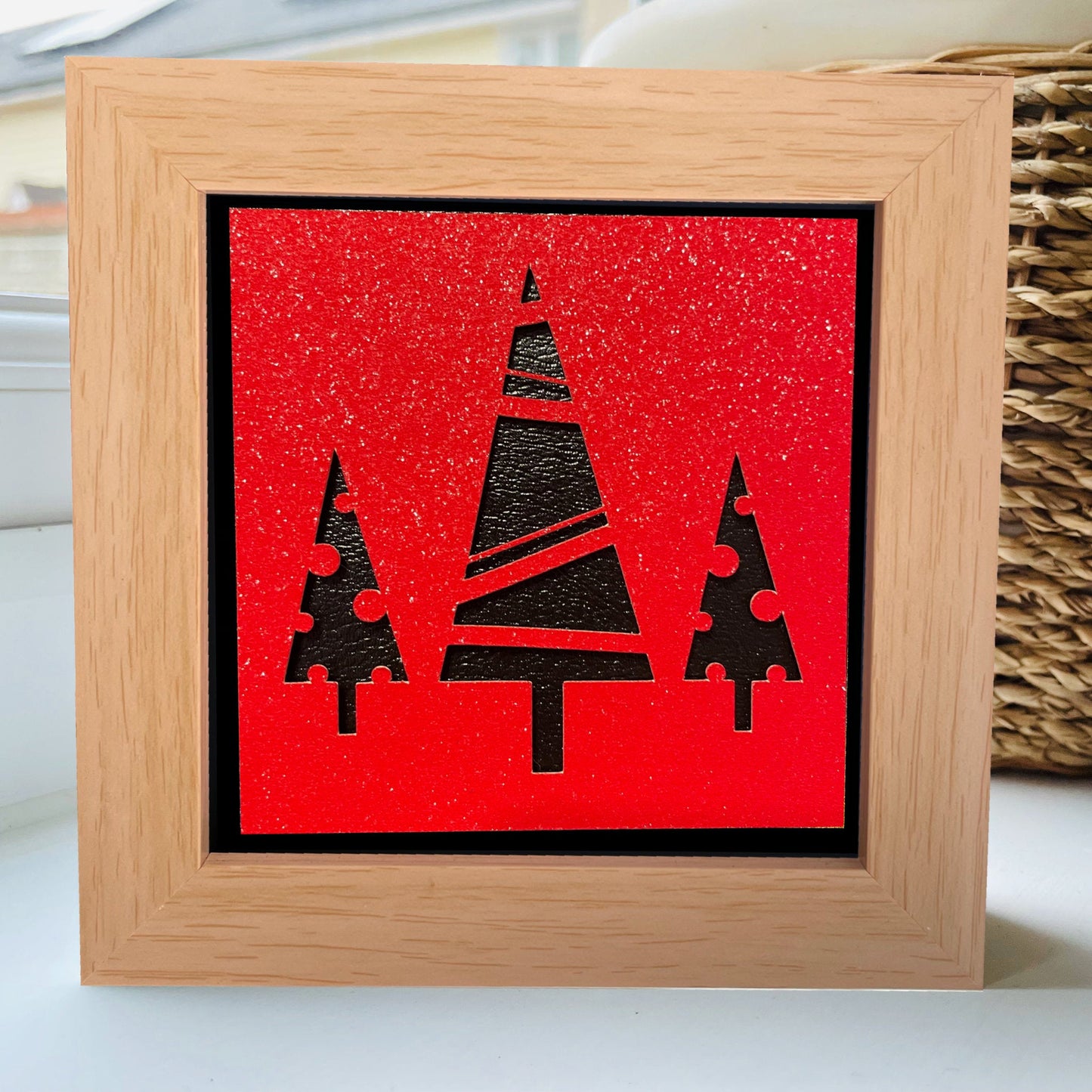 Christmas Tree 5 4 x 4” Box Frame