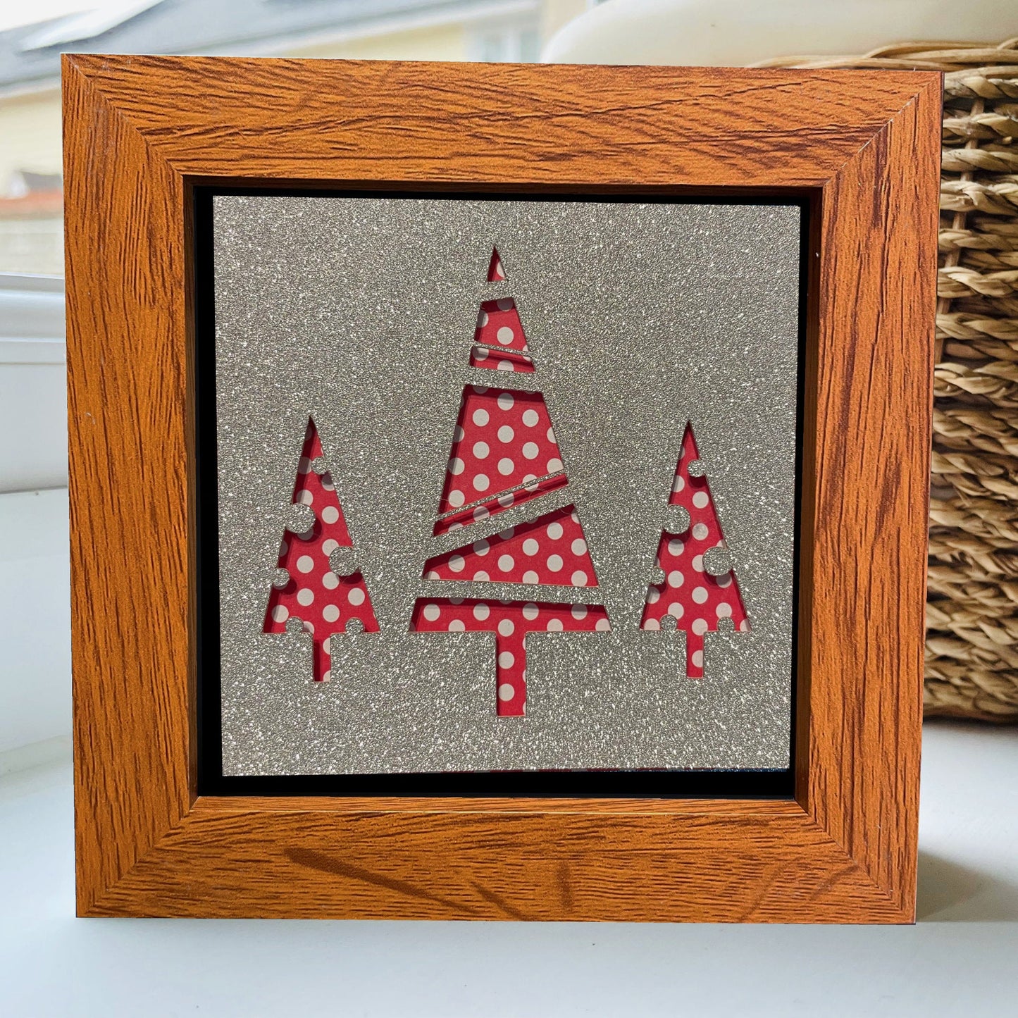 Christmas Tree 7 4 x 4” Box Frame