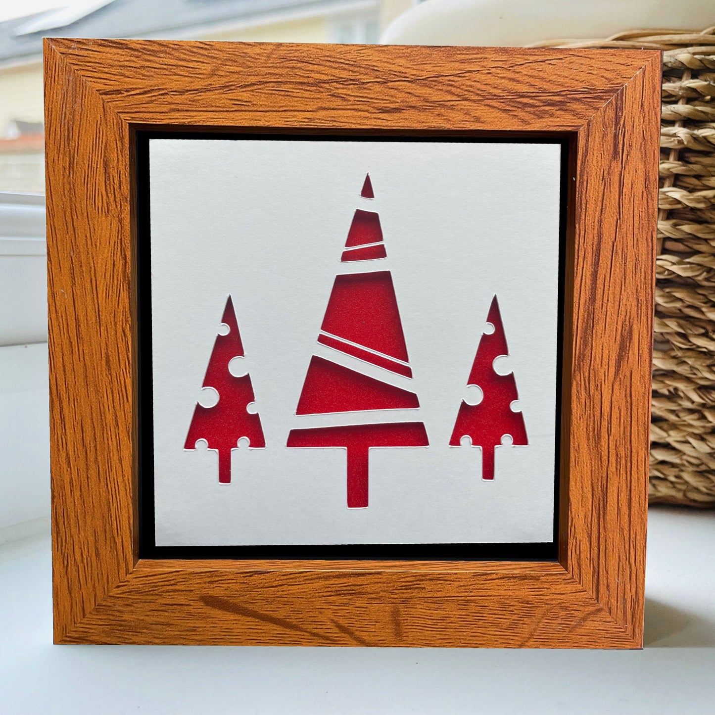 Christmas Tree 8 4 x 4” Box Frame
