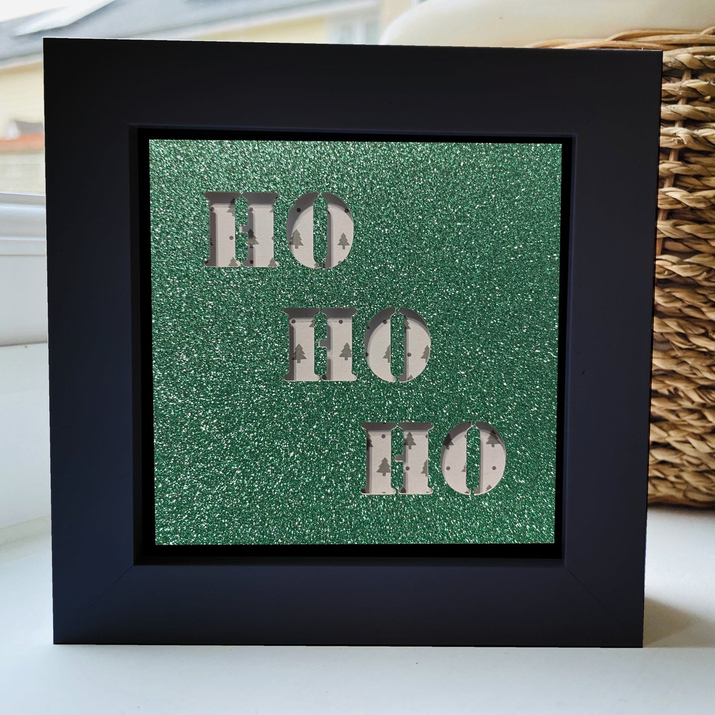 Ho Ho Ho 8 4 x 4” Box Frame