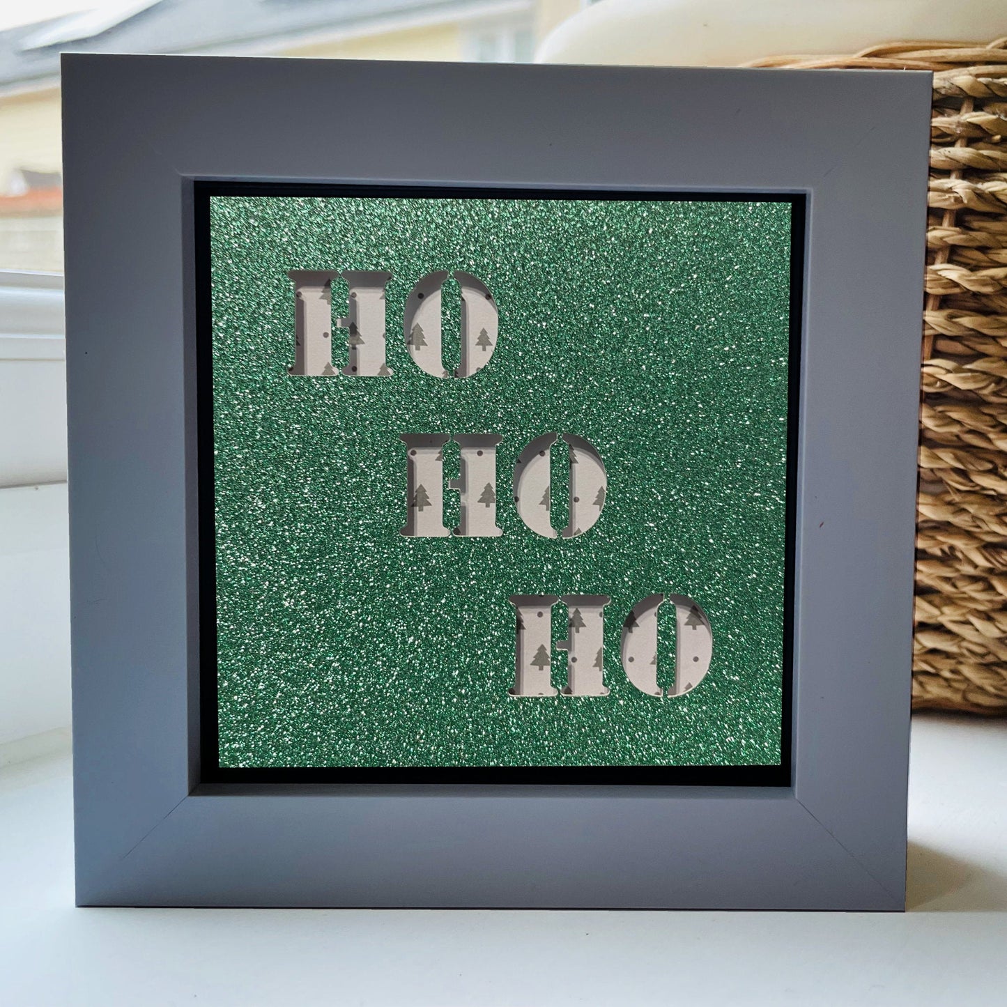 Ho Ho Ho 8 4 x 4” Box Frame