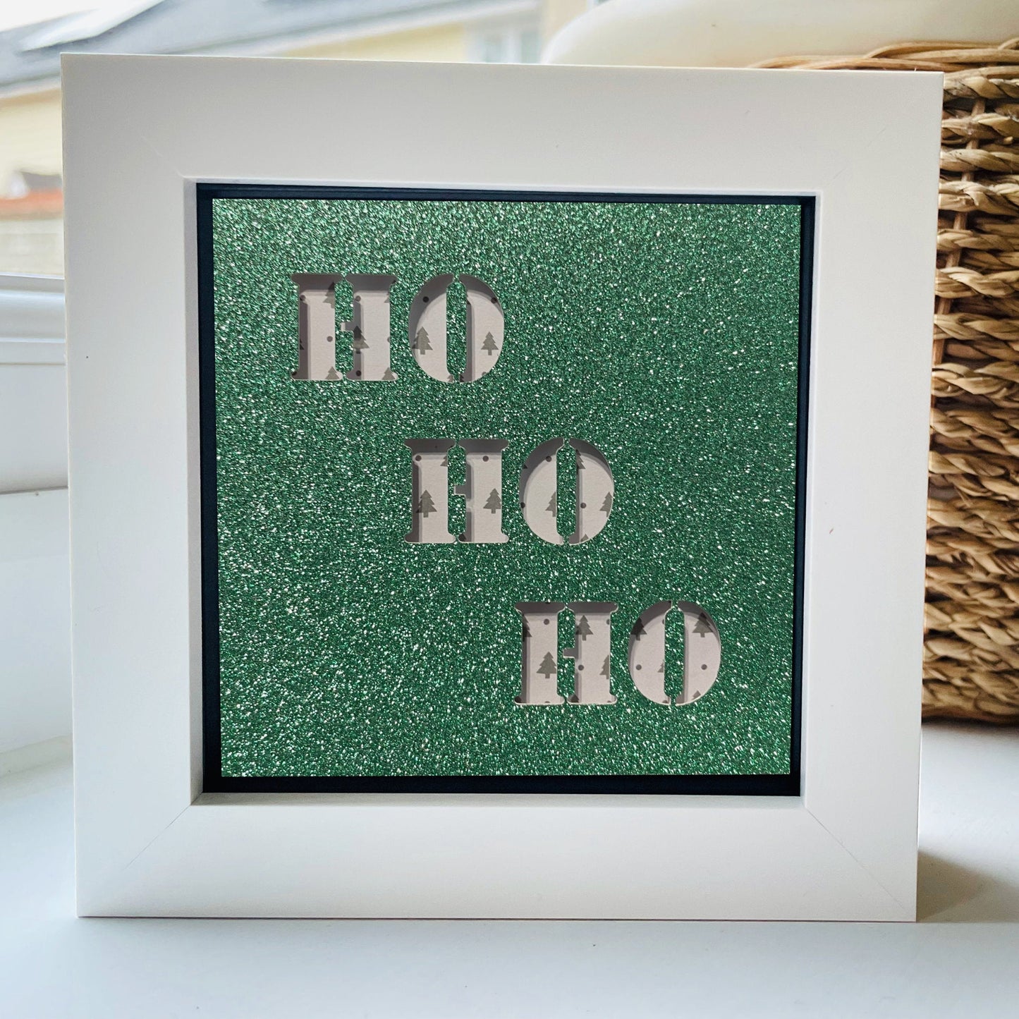 Ho Ho Ho 8 4 x 4” Box Frame