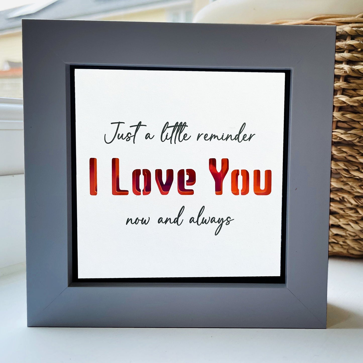 Just a little reminder, I love you 1