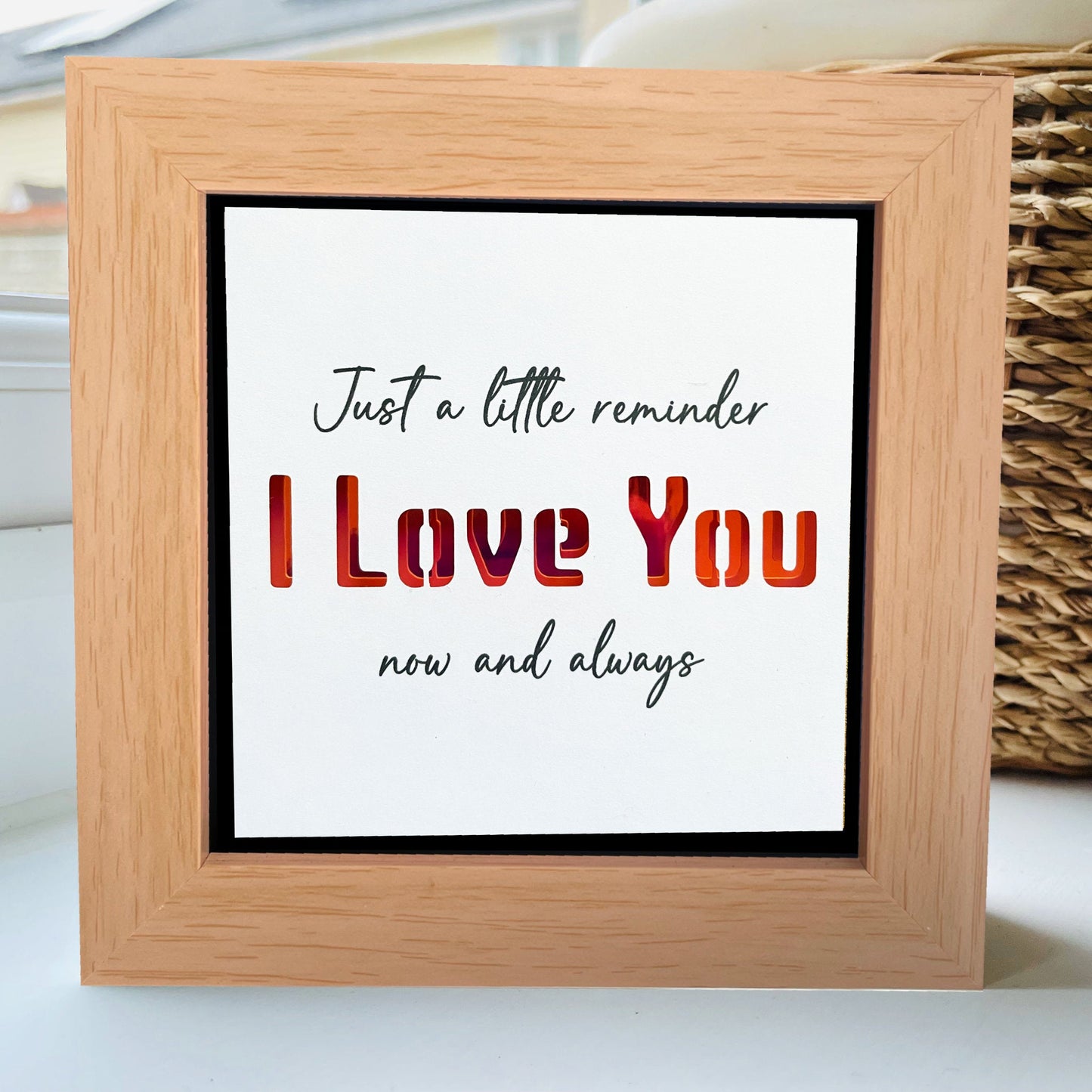 Just a little reminder, I love you 1