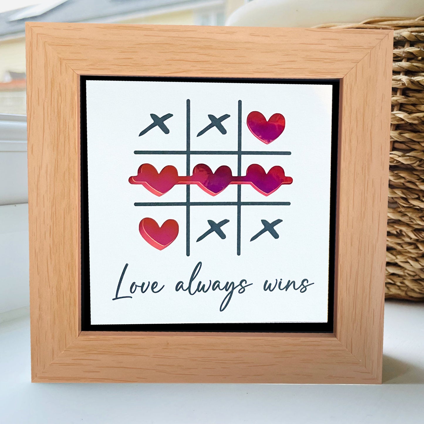 Love Always Wins Naughts and Crosses 1