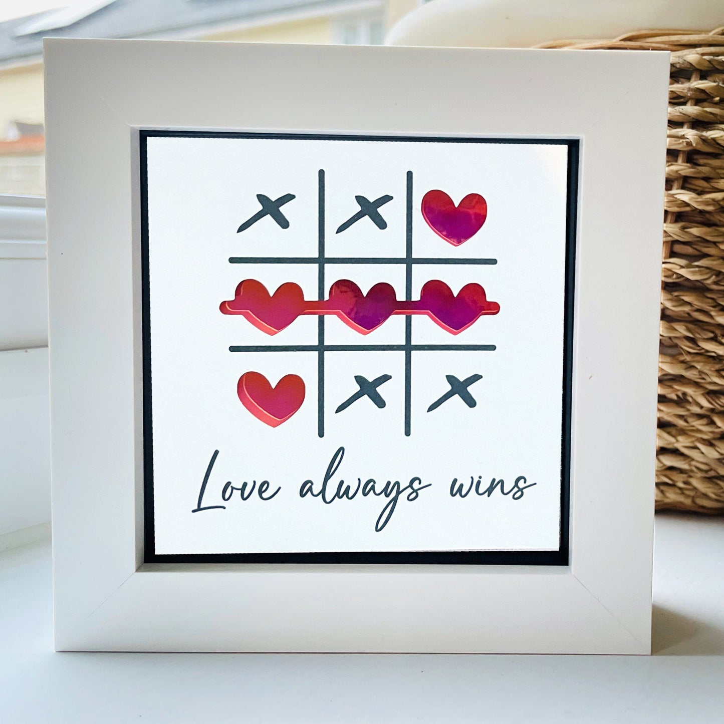 Love Always Wins Naughts and Crosses 1