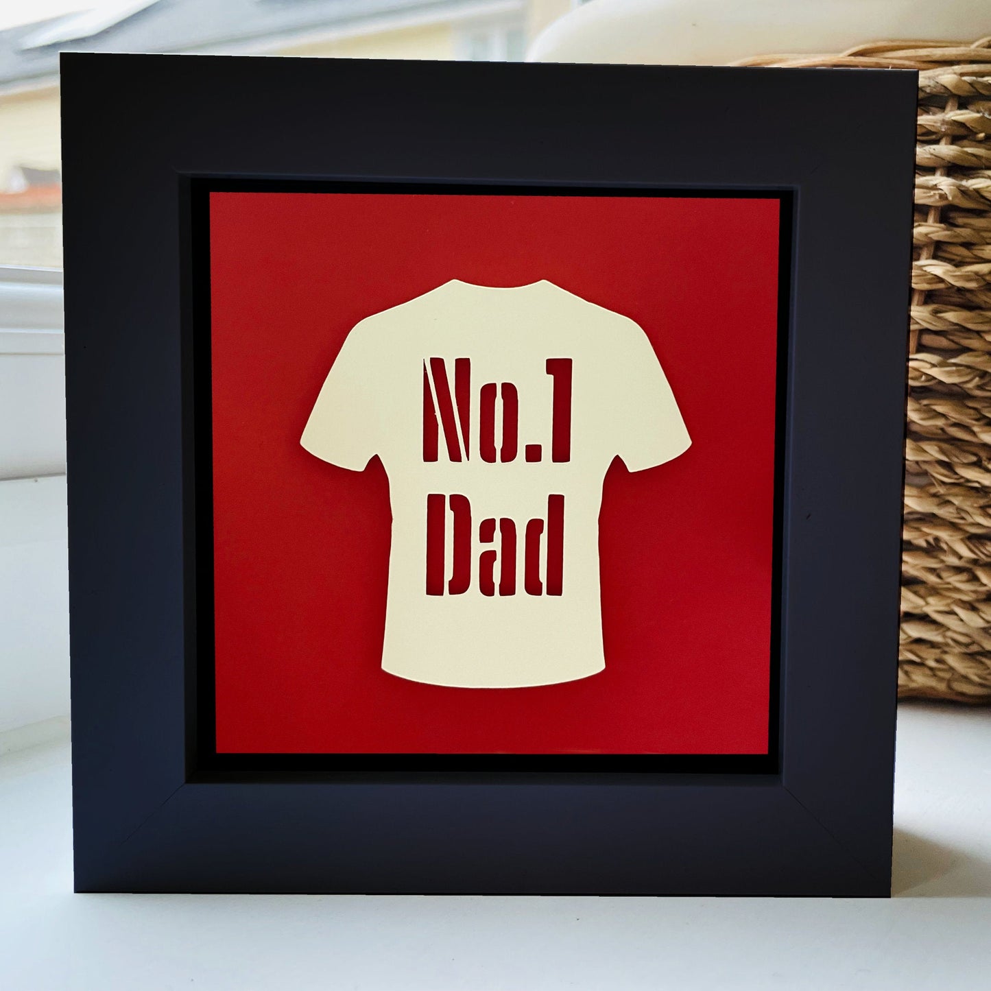 No 1 Dad Football Shirt 6