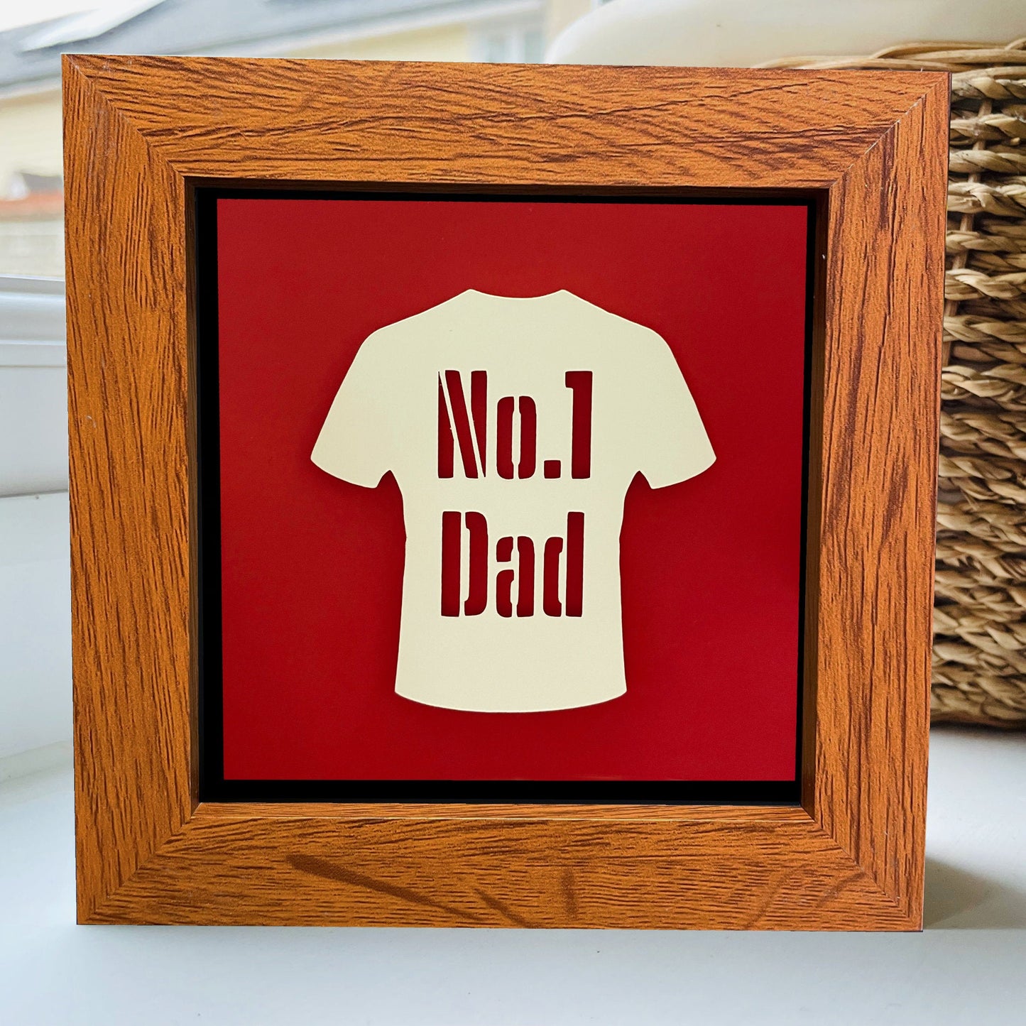 No 1 Dad Football Shirt 6