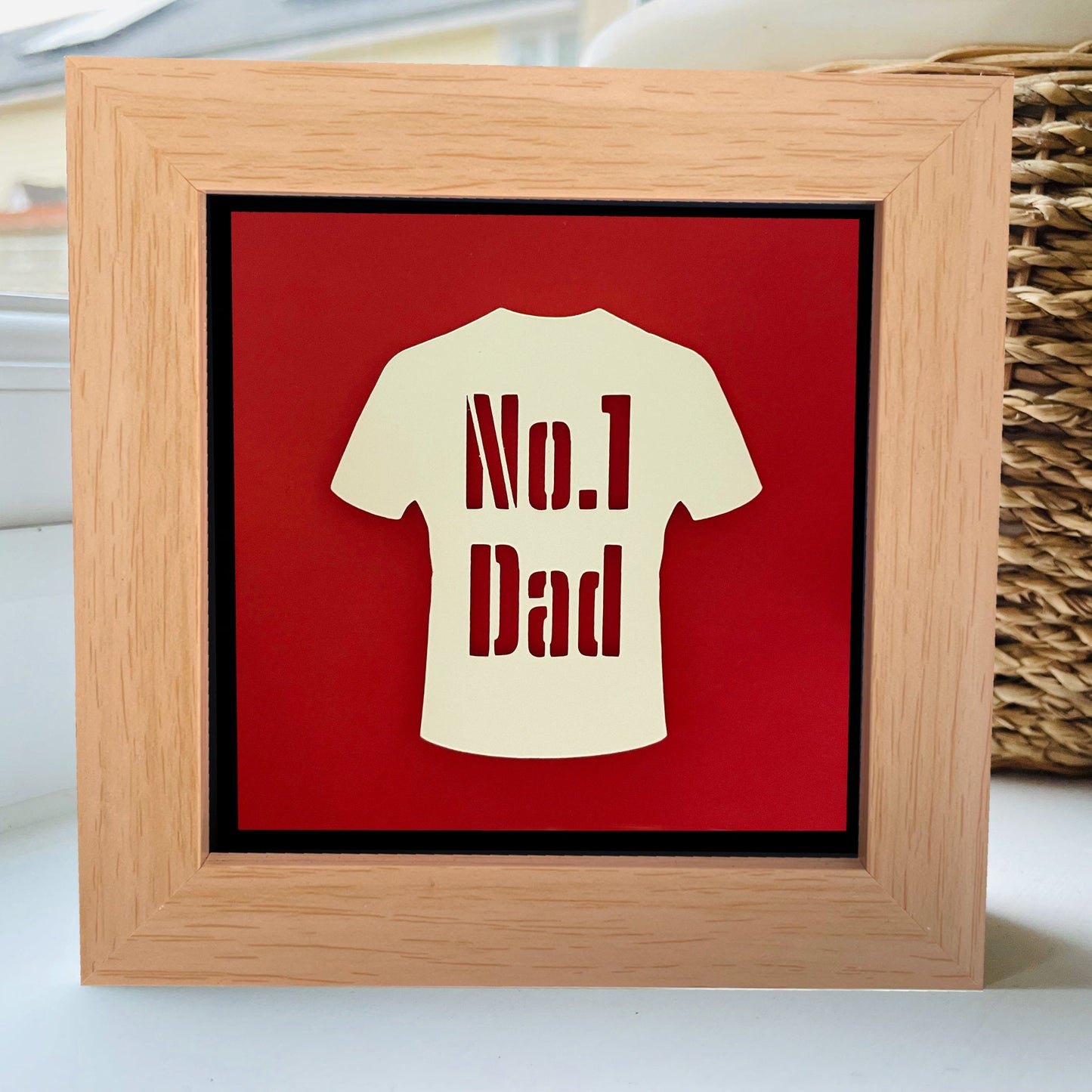 No 1 Dad Football Shirt 6
