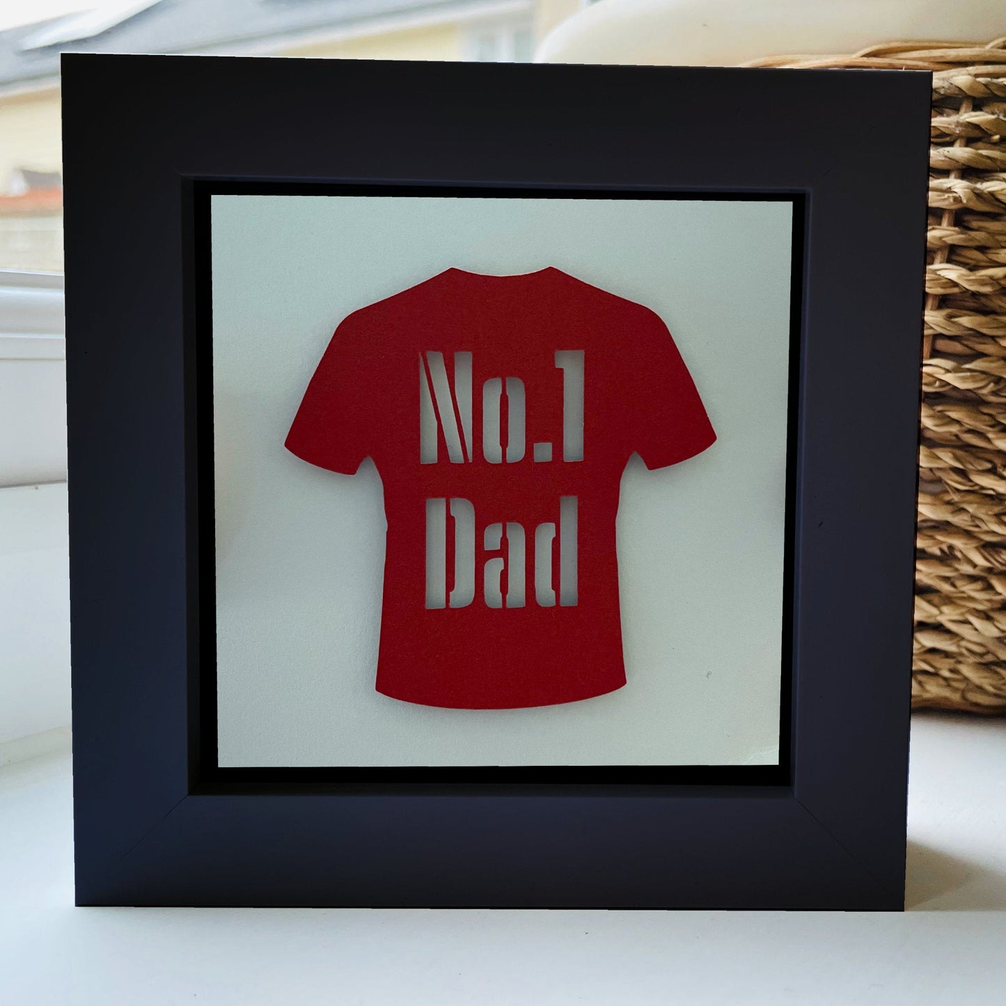 No 1 Dad Football Shirt 3