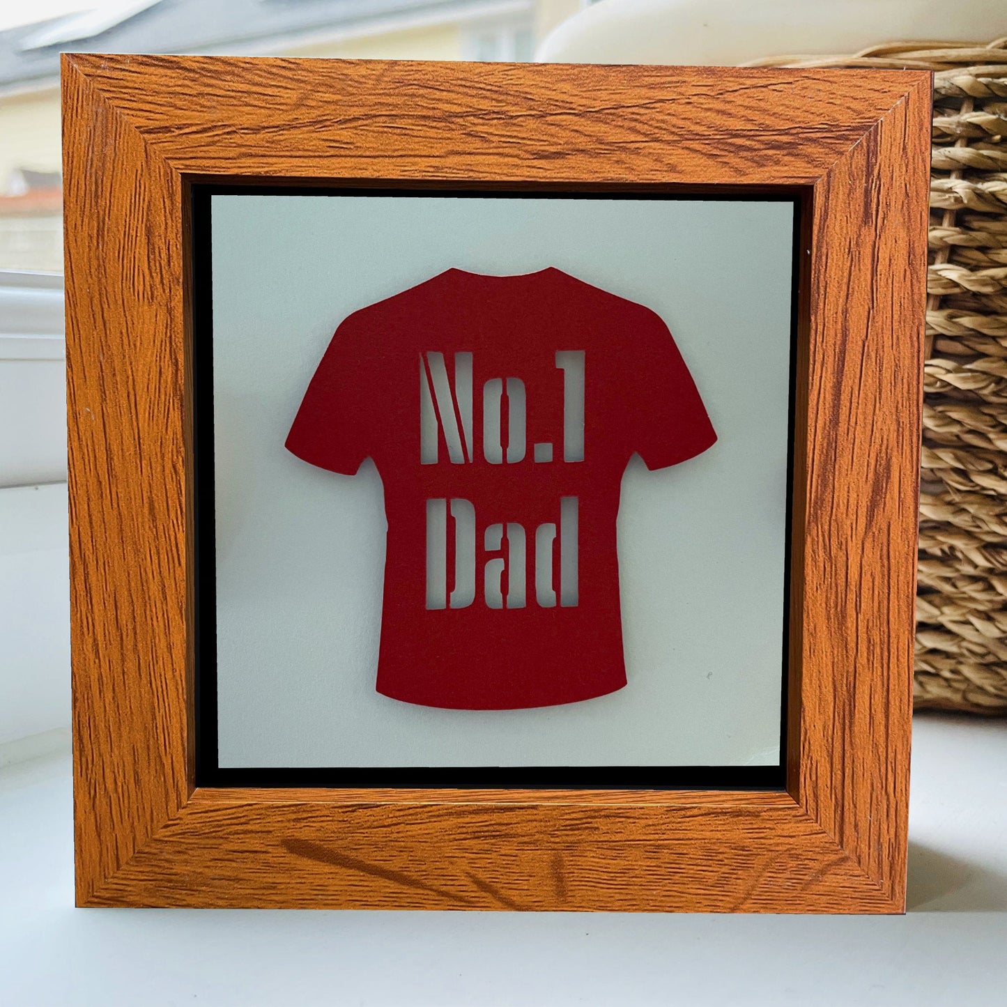 No 1 Dad Football Shirt 3