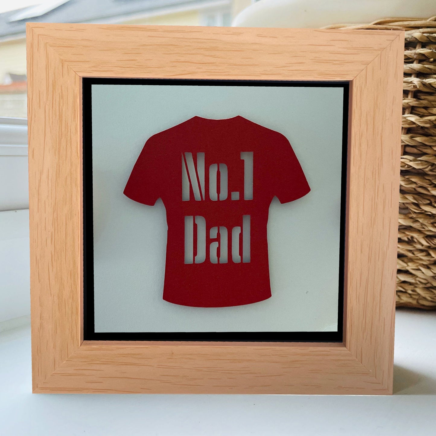 No 1 Dad Football Shirt 3