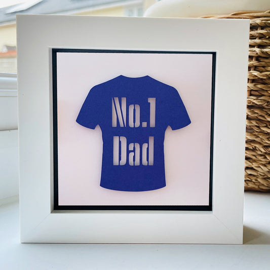 No 1 Dad Football Shirt 5