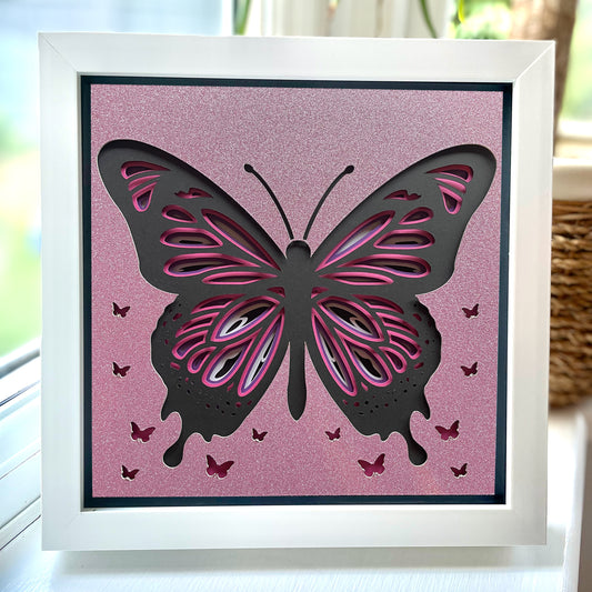 Butterfly 8x8" Box Frame