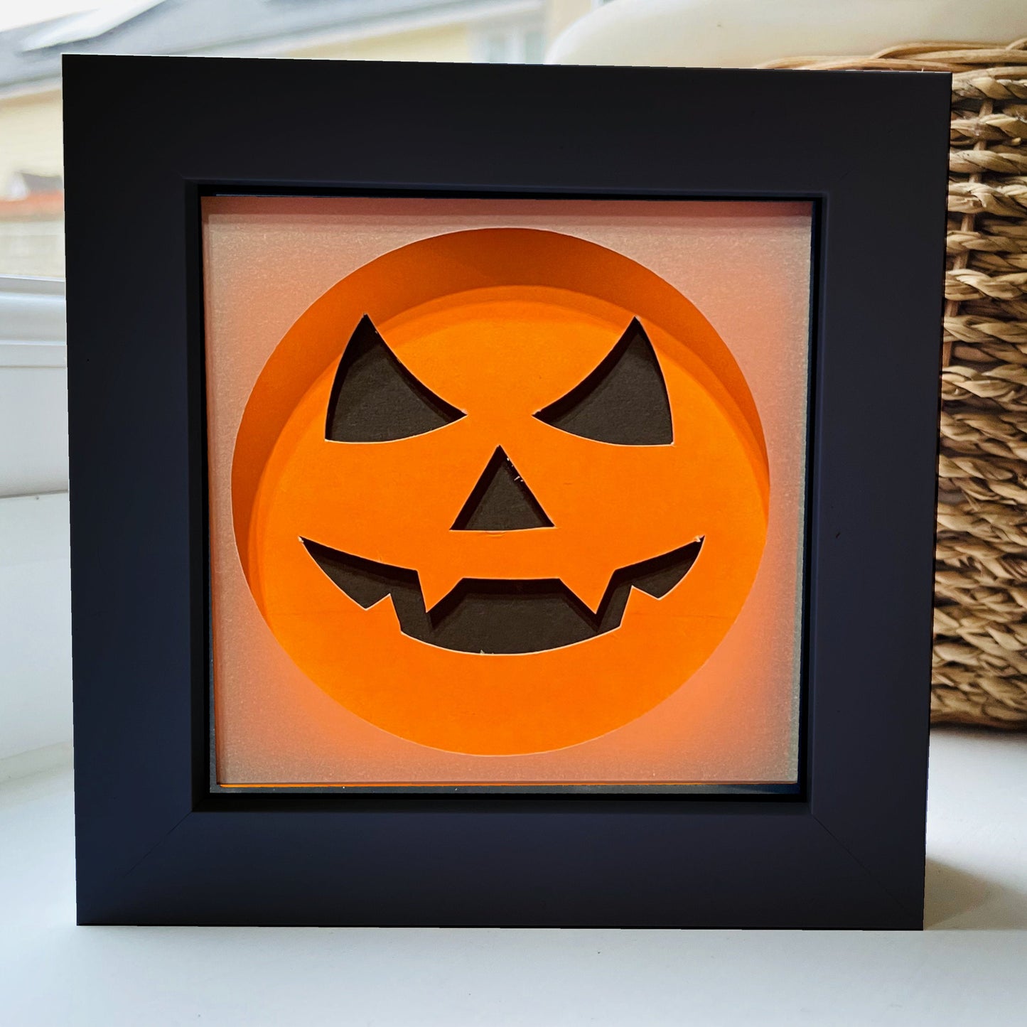 Pumpkin 4 x 4” Box Frame
