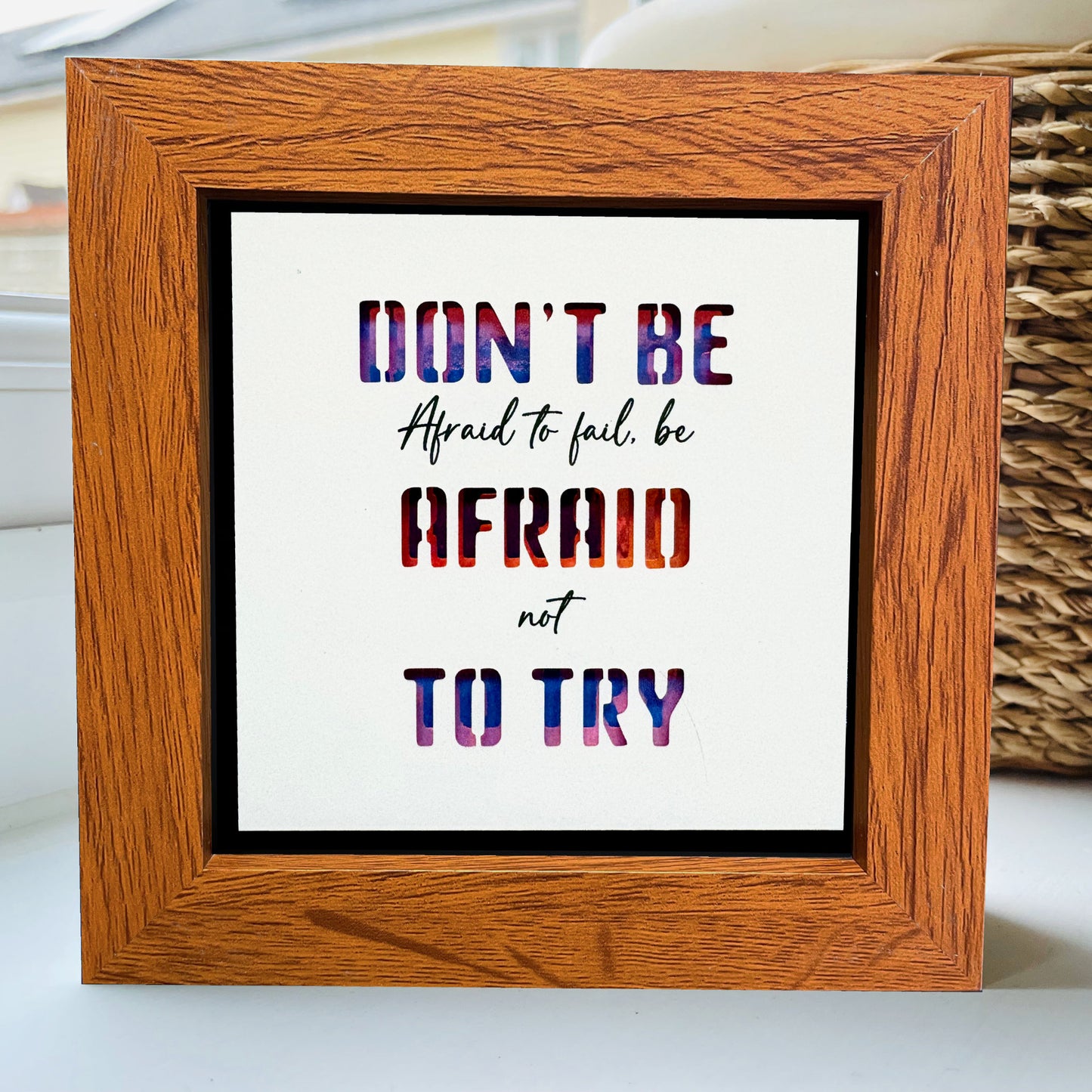 Don’t be afraid to try Quote 1