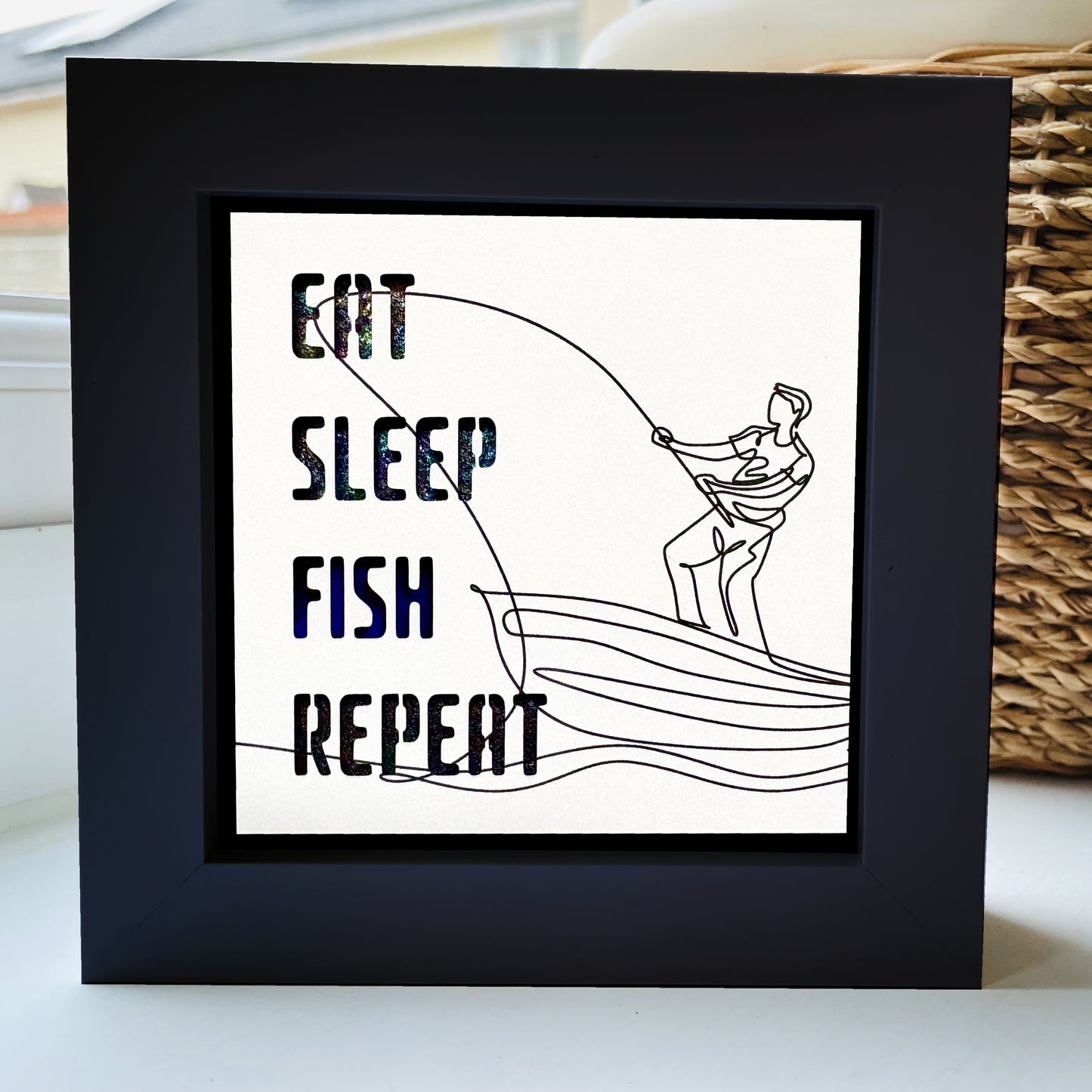 Eat Sleep Fish Repeat FIshing quote 1
