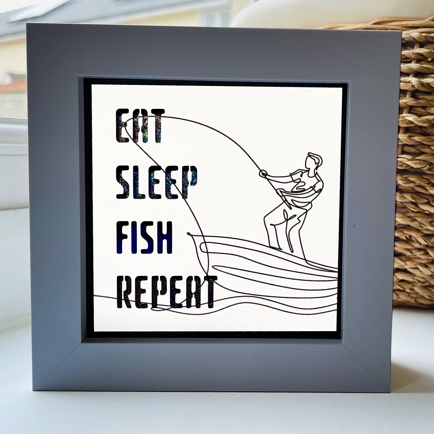 Eat Sleep Fish Repeat FIshing quote 1