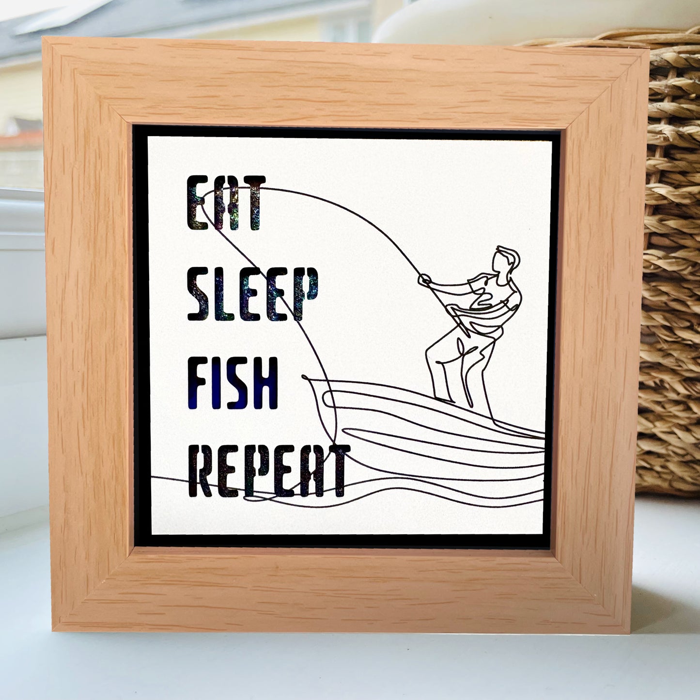 Eat Sleep Fish Repeat FIshing quote 1