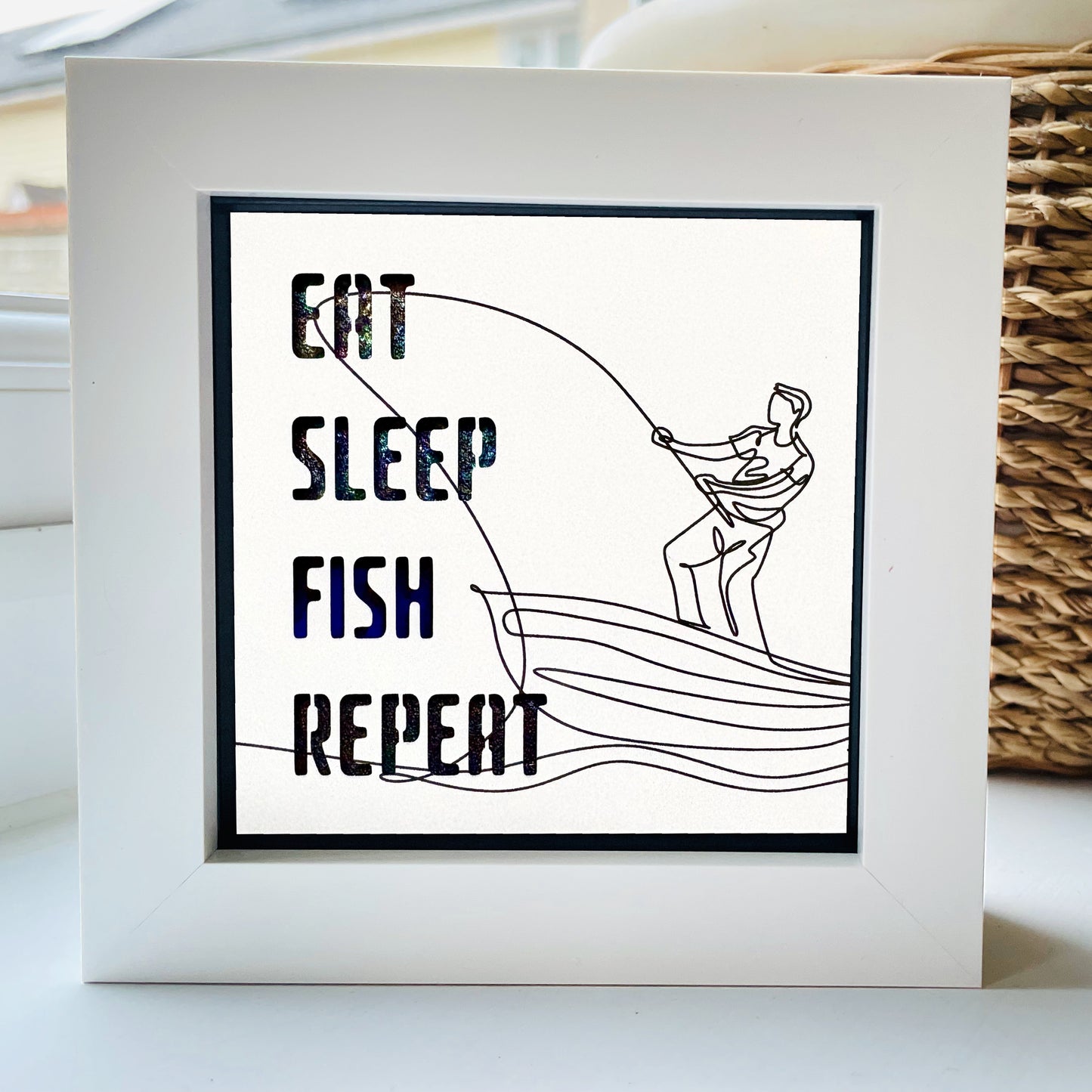 Eat Sleep Fish Repeat FIshing quote 1
