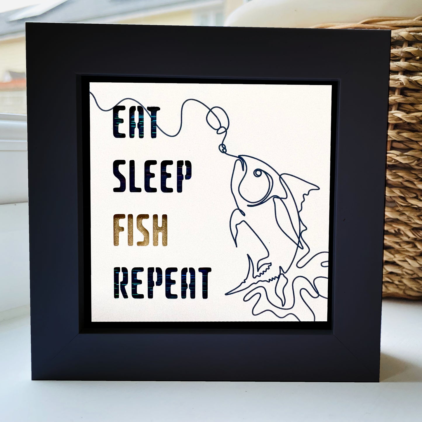 Eat Sleep Fish Repeat Fish quote 1