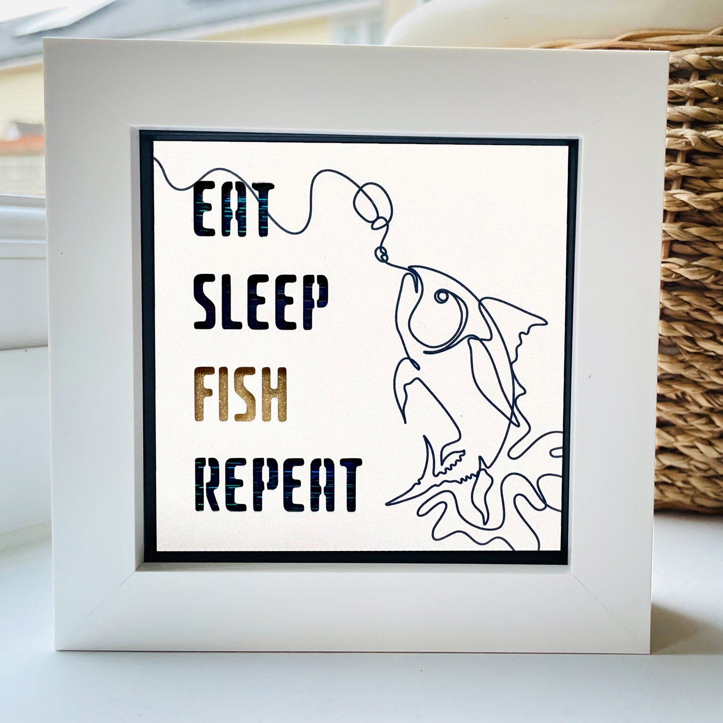 Eat Sleep Fish Repeat Fish quote 1