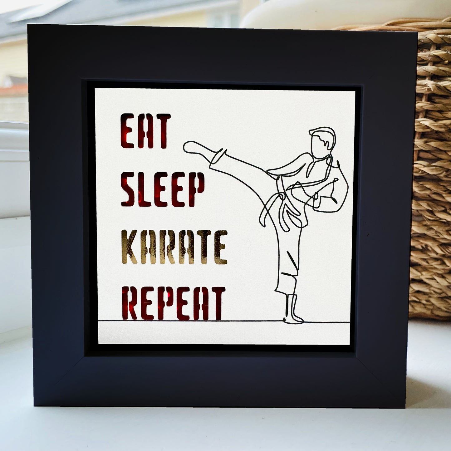 Eat Sleep Karate Repeat quote 1