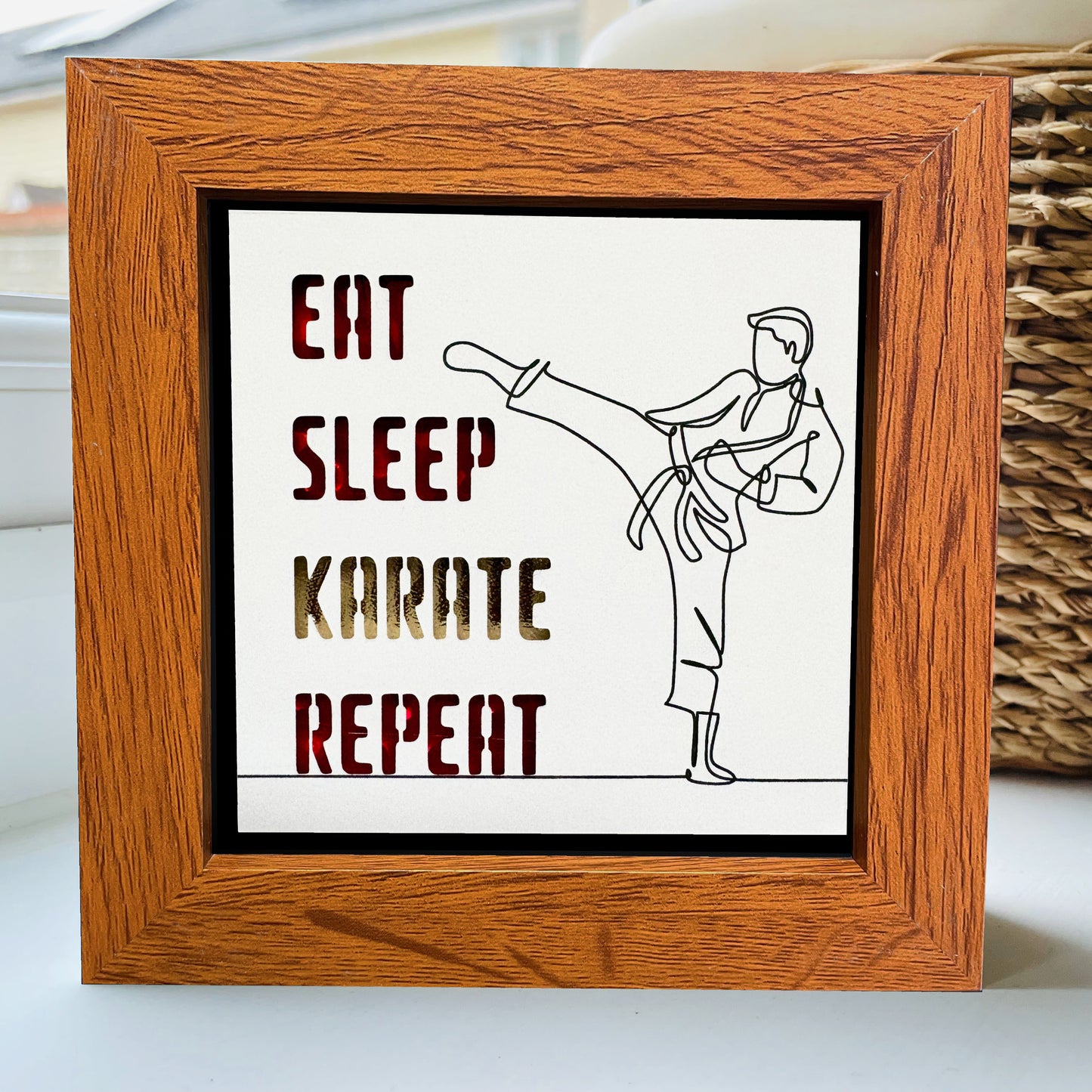 Eat Sleep Karate Repeat quote 1
