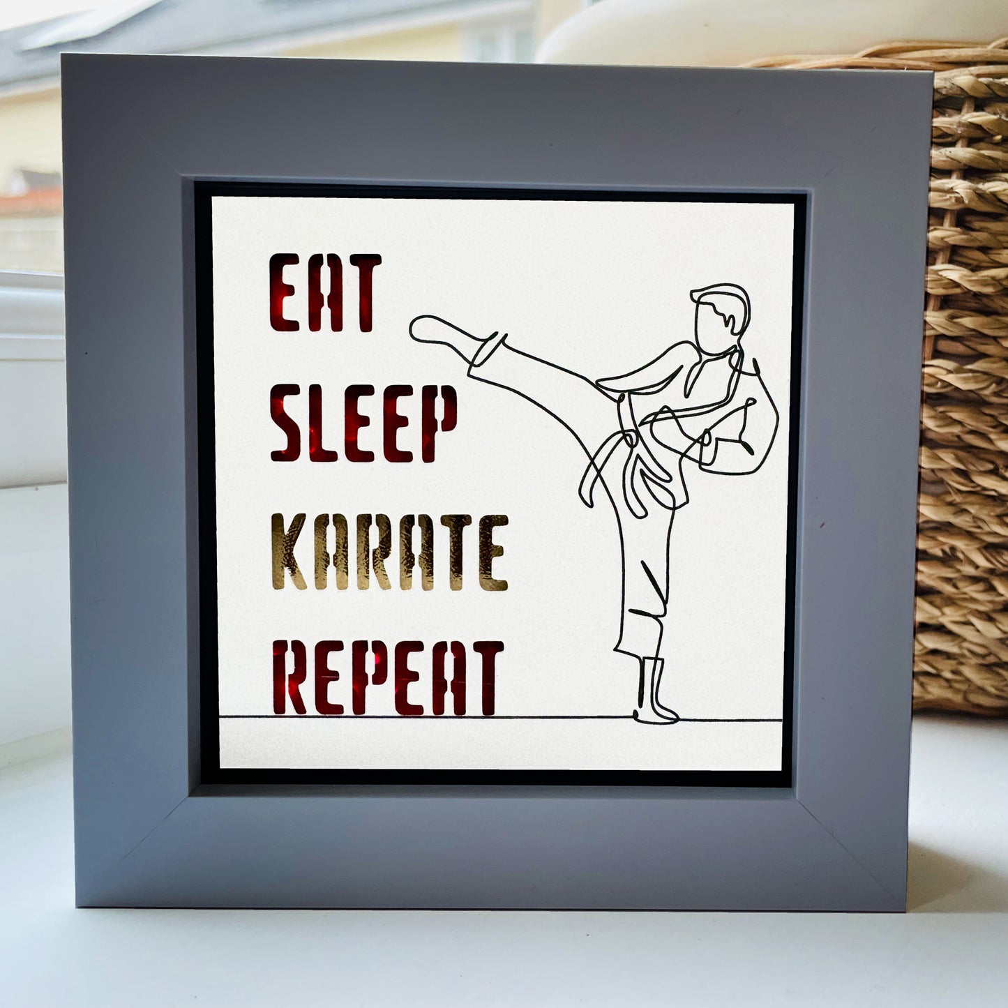 Eat Sleep Karate Repeat quote 1