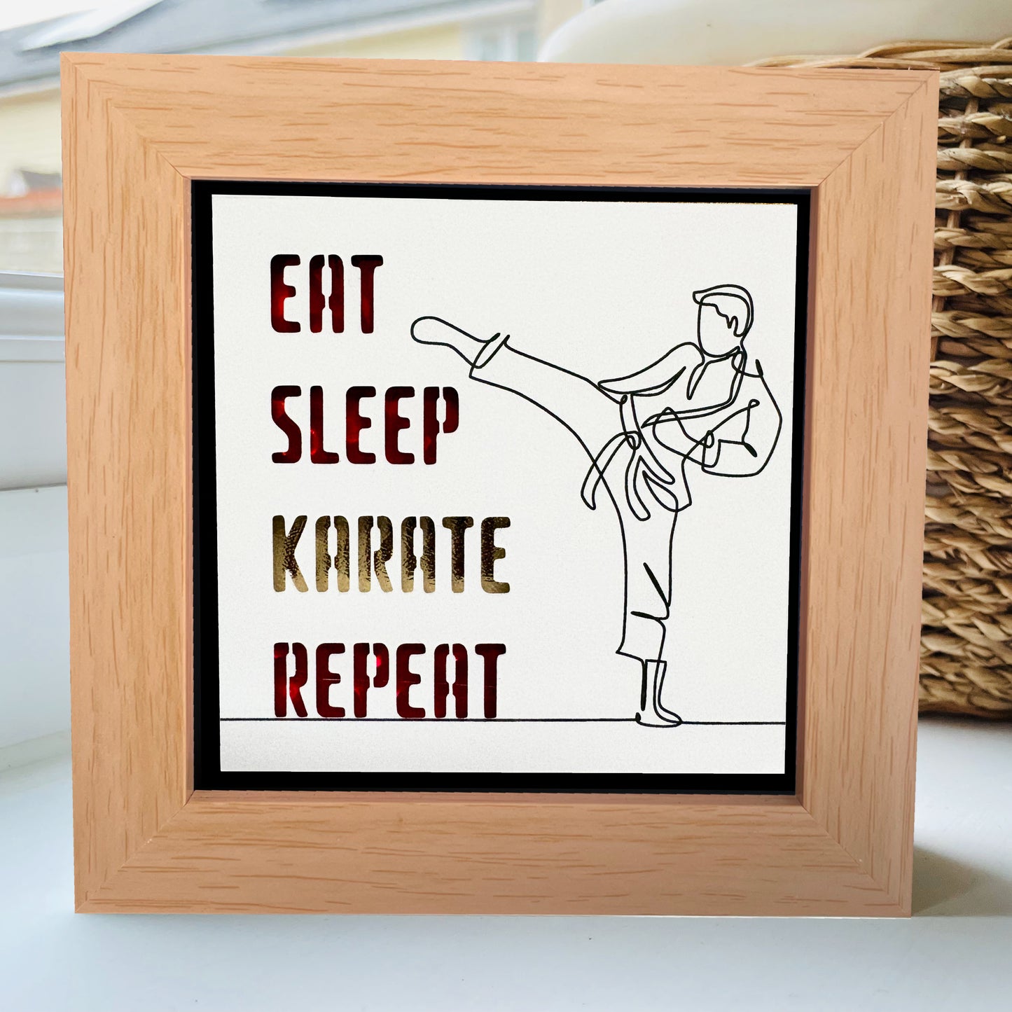 Eat Sleep Karate Repeat quote 1