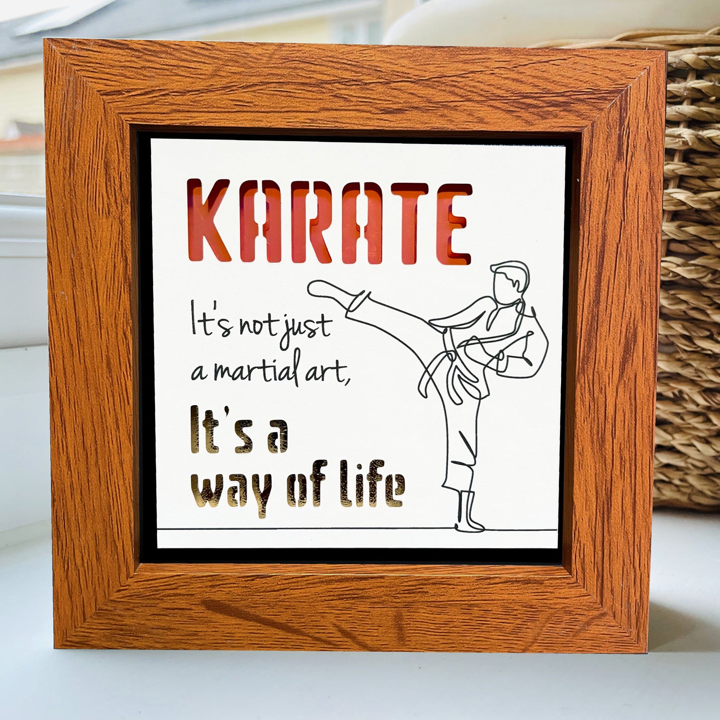 Karate is a Way of Life Quote 1