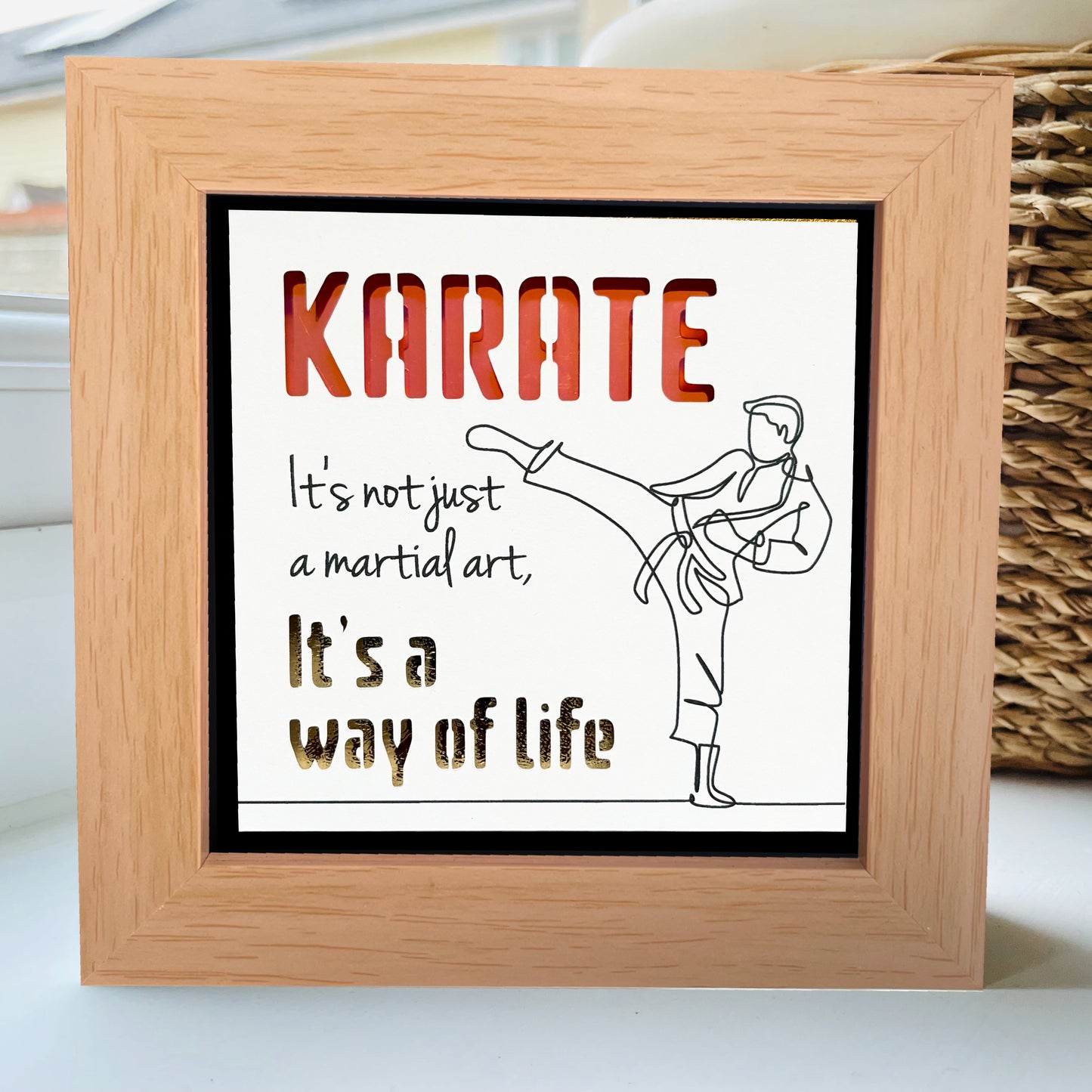 Karate is a Way of Life Quote 1