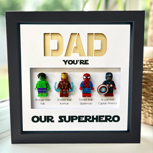 Male  - Dad/Husband etc You are my Superhero character Frame