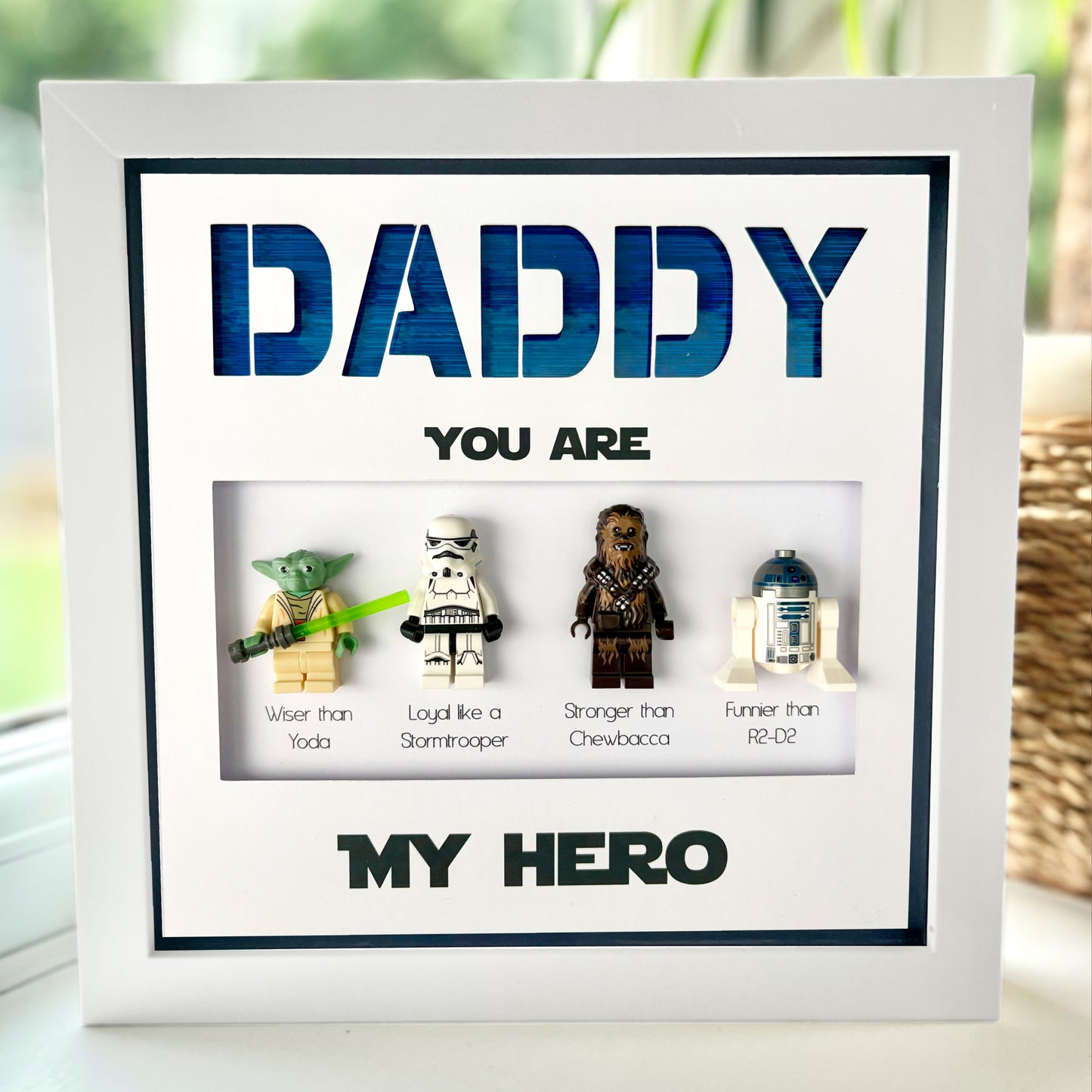 Male Dad / Husband etc You are my Hero Character Frame