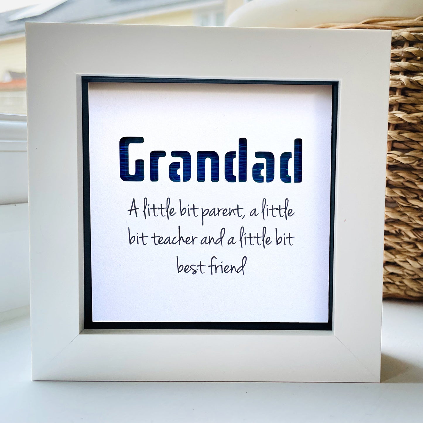 Grandad A little bit parent quote (Blue)