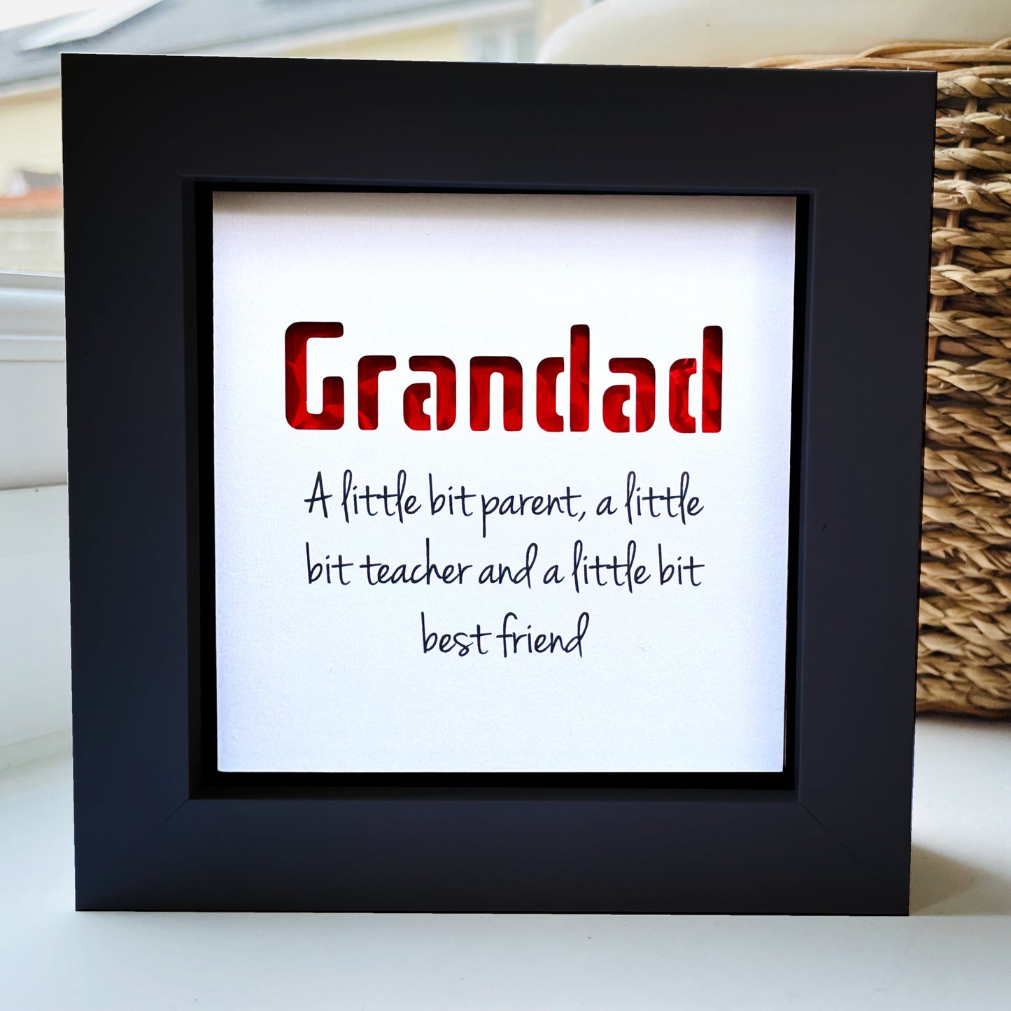 Grandad A little bit parent quote (Red)