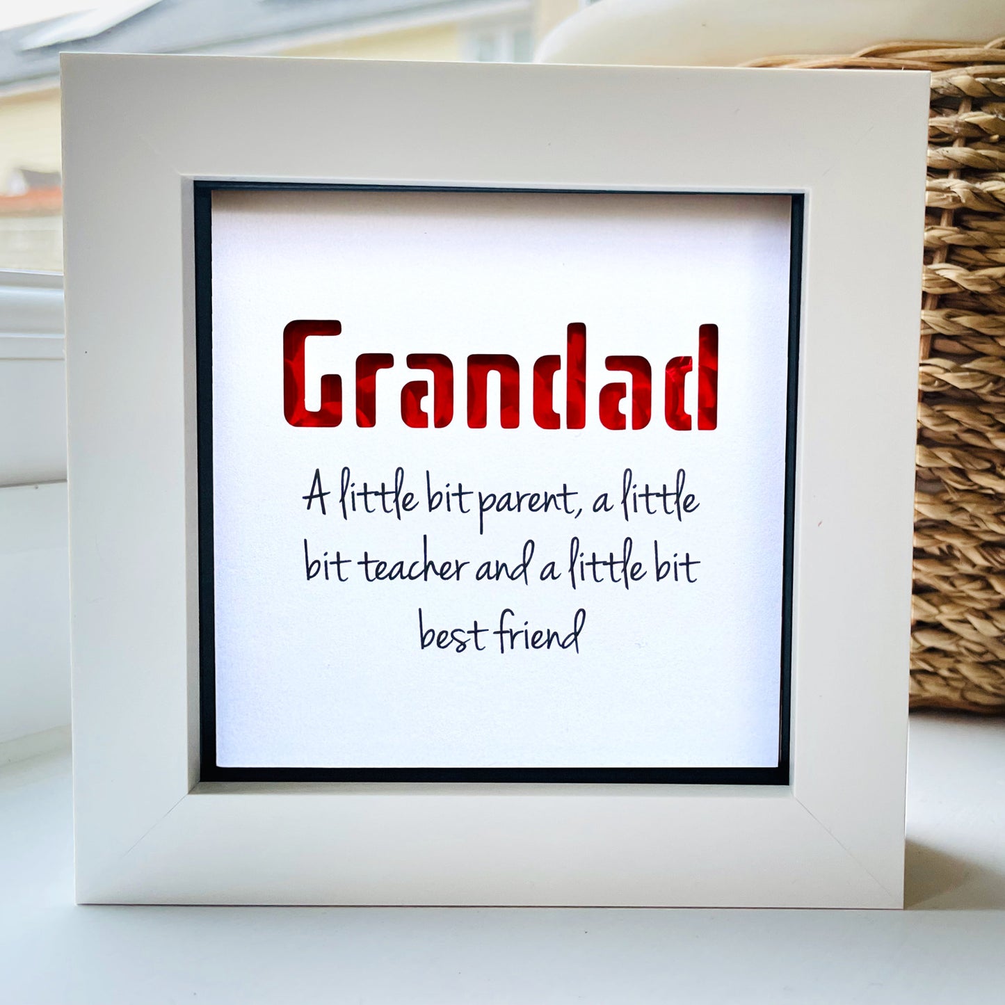 Grandad A little bit parent quote (Red)