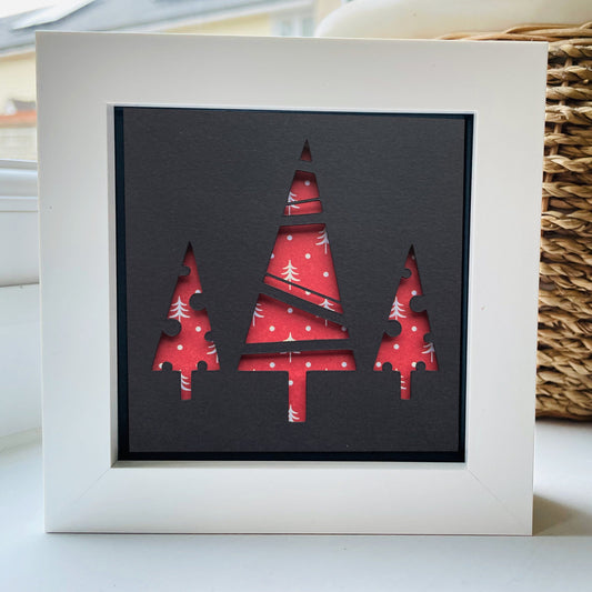 Christmas Tree 10 4 x 4” Box Frame