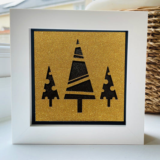 Christmas Tree 2 4 x 4” Box Frame