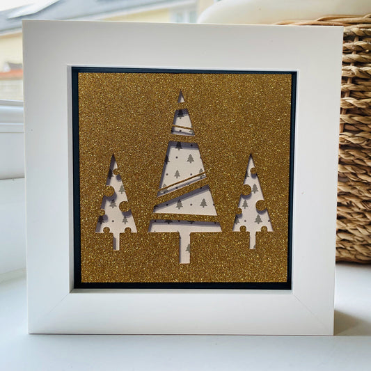 Christmas Tree 3 4 x 4” Box Frame