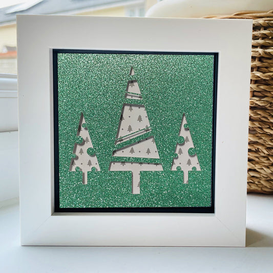 Christmas Tree 4 4 x 4” Box Frame