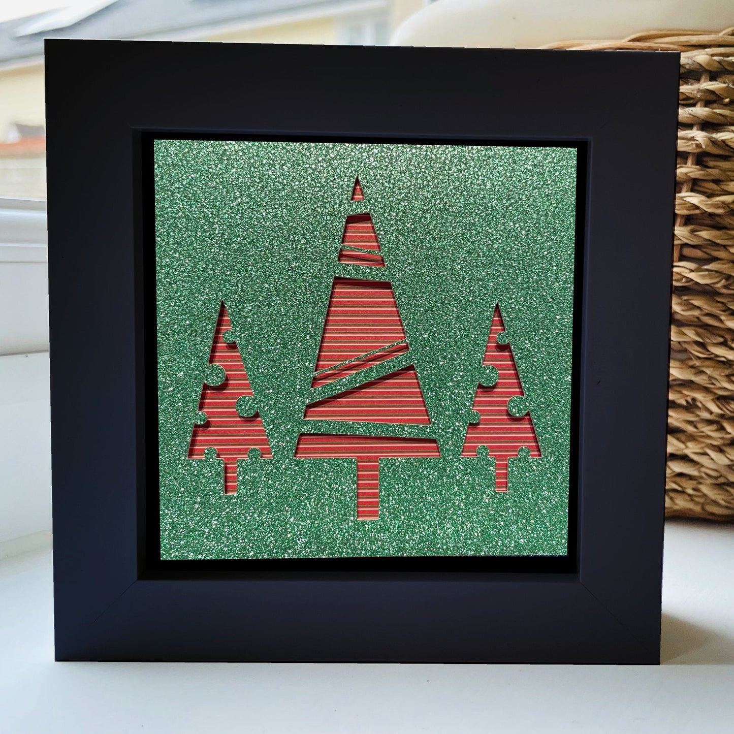 Christmas Tree 6 4 x 4” Box Frame